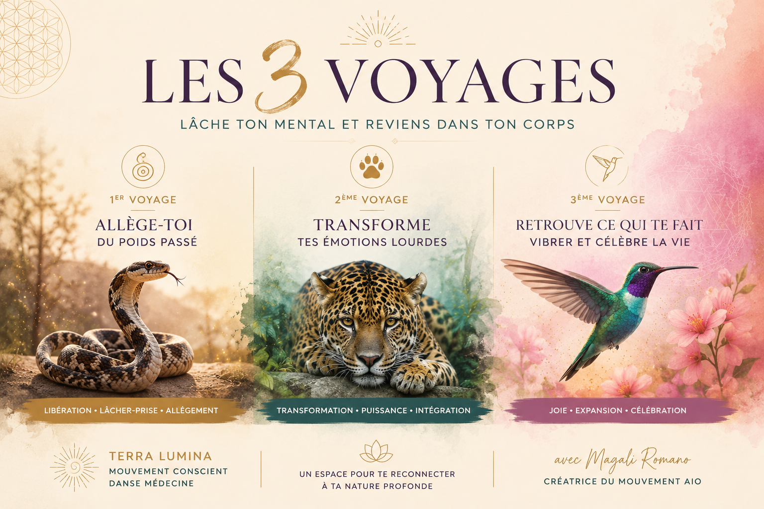 Les 3 Voyages - Décembre 2025
